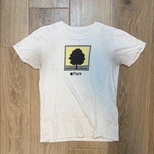 Apple Park Employee T-Shirt with Tree Design